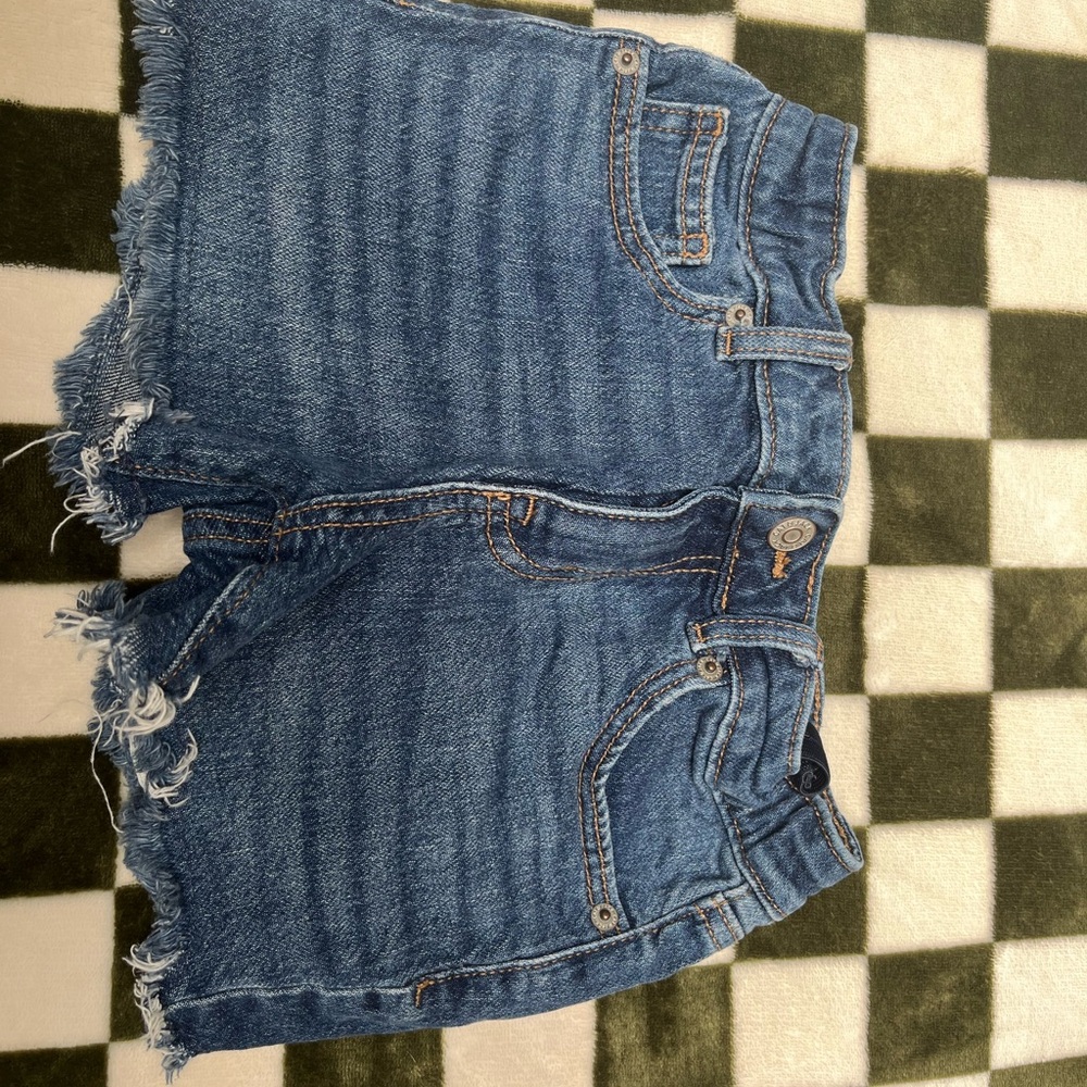 Old Navy Girls Denim Shorts Bundle - Dark Blue, Medium Blue, Light Blue, Black - Picture 2 of 16
